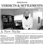 Verdicts and Settlements : Daily Journal